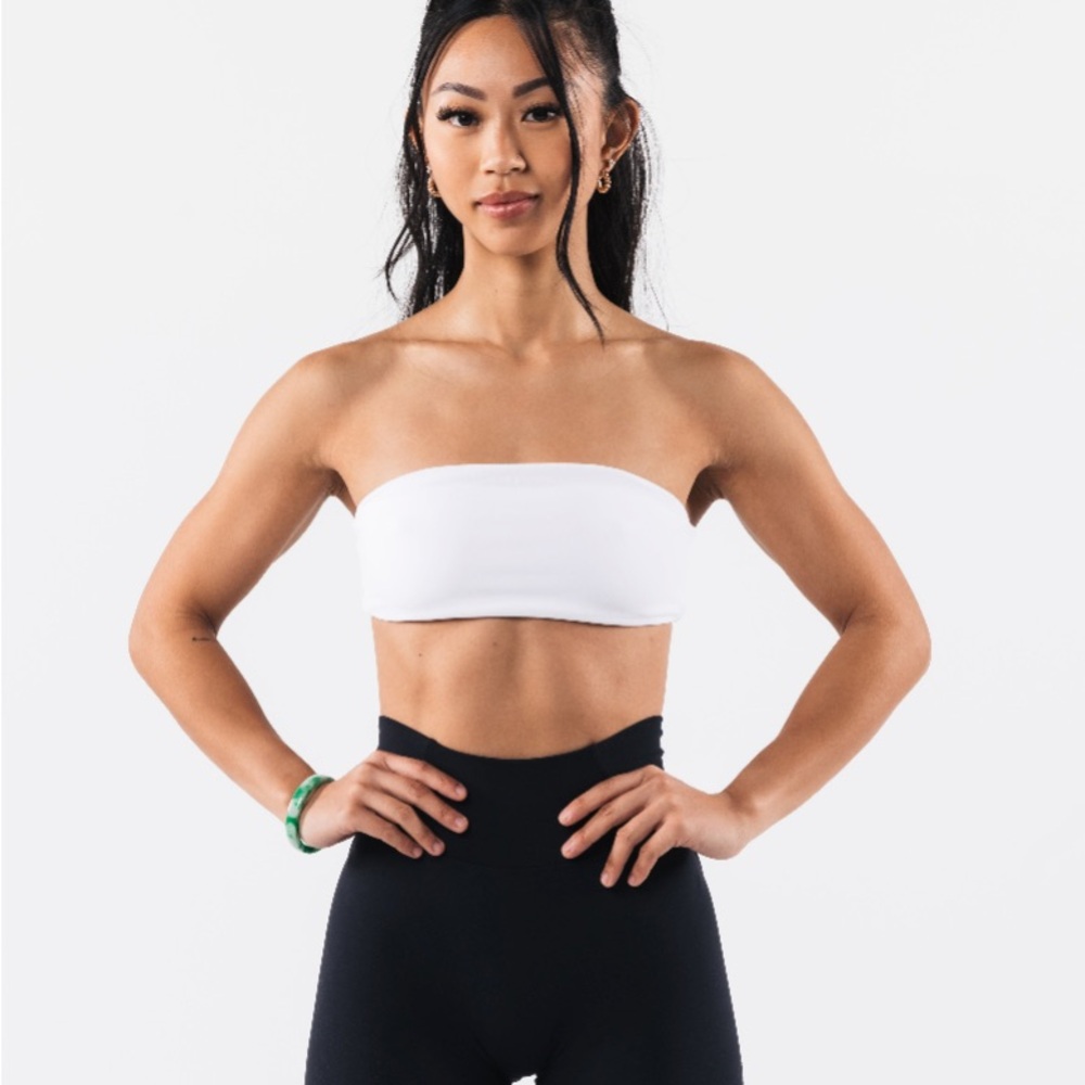 AURA BANDEAU - WHITE XL (WITH STRAPS)